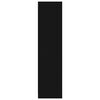 vidaXL Гардеробна шафа з шухлядами Чорний 50х50х200 см ДСП