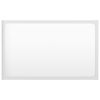 804611 vidaXL Bathroom Mirror High Gloss White 60x1,5x37 cm Chipboard