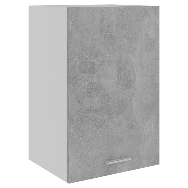801256 vidaXL Hanging Cabinet Concrete Grey 39,5x31x60 cm Chipboard