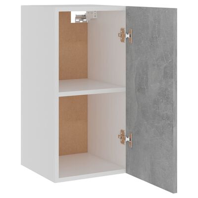 801248 vidaXL Hanging Cabinet Concrete Grey 29,5x31x60 cm Chipboard