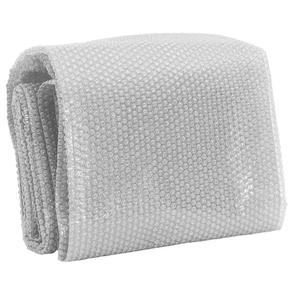 vidaXL Сонячна Плівка для Басейну Плаваюча Сірий 549х274 см ПЕ