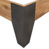 vidaXL Каркас Ліжка 180x200 см Масив Акації з Матовою Обробкою