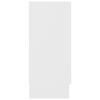 vidaXL Шафа-вітрина Білий 120x30,5x70 см ДСП