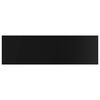 vidaXL Книжкові Полиці 4 шт Глянцевий Чорний 100х30х1,5 см ДСП