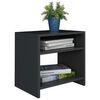 800011 vidaXL Bedside Cabinet Black 40x30x40 cm Chipboard