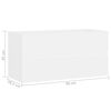 804755 vidaXL Sink Cabinet White 90x38,5x45 cm Chipboard