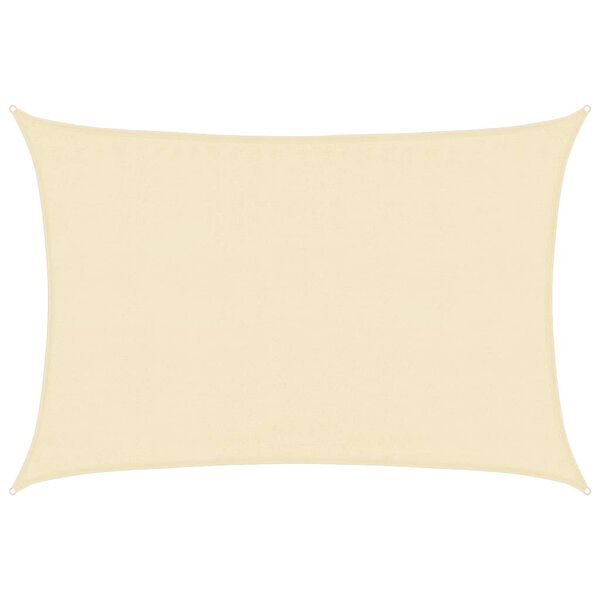 vidaXL Сонцезахисний Навіс Кремовий 3,5x4,5 м ПВЩ 160 г/м²