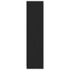 vidaXL Гардеробна шафа з шухлядами Чорний 50х50х200 см ДСП