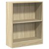 vidaXL Книжкова полиця Дуб сонома 60x24x74,5 Деревні пластики