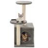 170517 vidaXL Cat Tree with Sisal Scratching Posts 60 cm Grey