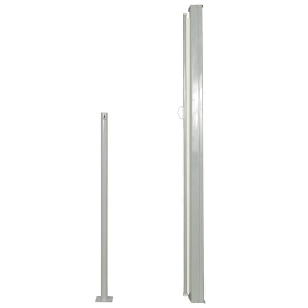 vidaXL Бічний Висувний Тент для Дворика Кремовий 170х300 см