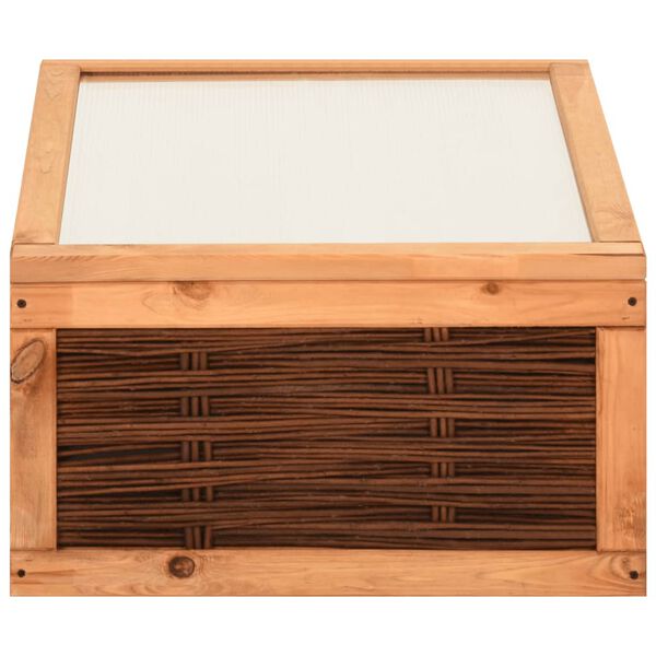 vidaXL Теплиця 60x80x45 см Масив Сосни і Верба