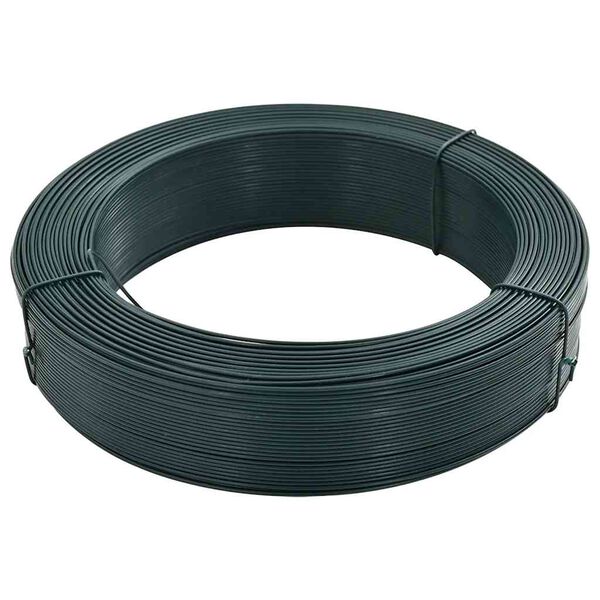 vidaXL В'язальний дріт для огорожі Чорно-зелений 250м 0,9/1,4мм Сталь