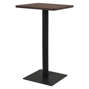 vidaXL Столик для бістро Темний ясен 70x70x107 см
