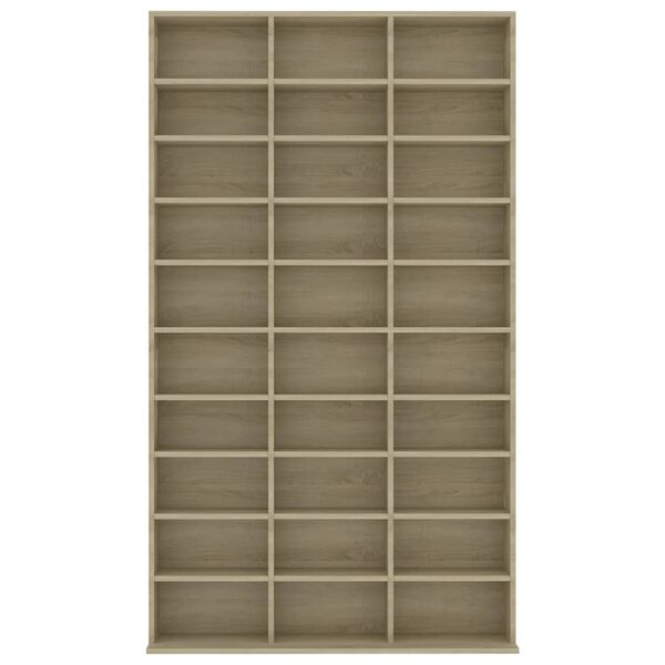 vidaXL Шафа для CD-дисків Дуб сонома 102x23x177,5 см ДСП