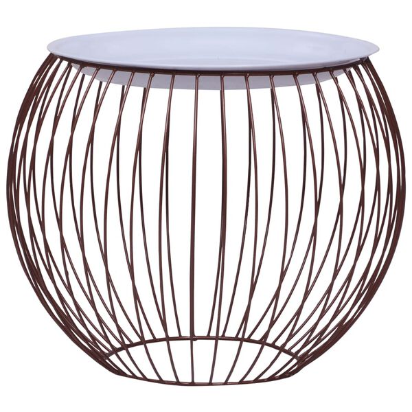 vidaXL Журнальний Столик Золотистий Ø 41 см