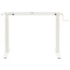 vidaXL Підставка для Столу з Ручним Регулюванням Білий
