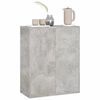800733 vidaXL Sideboard Concrete Grey 60x30x75 cm Chipboard