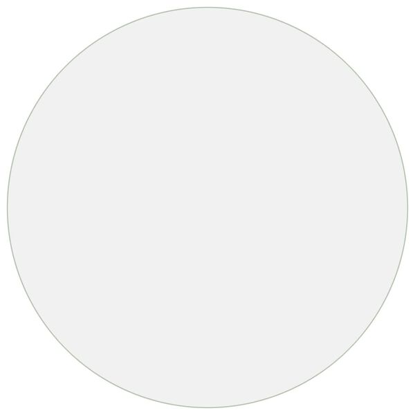 vidaXL Захисне Покриття для Стола Матовий Ø 100 см 2 мм ПВХ
