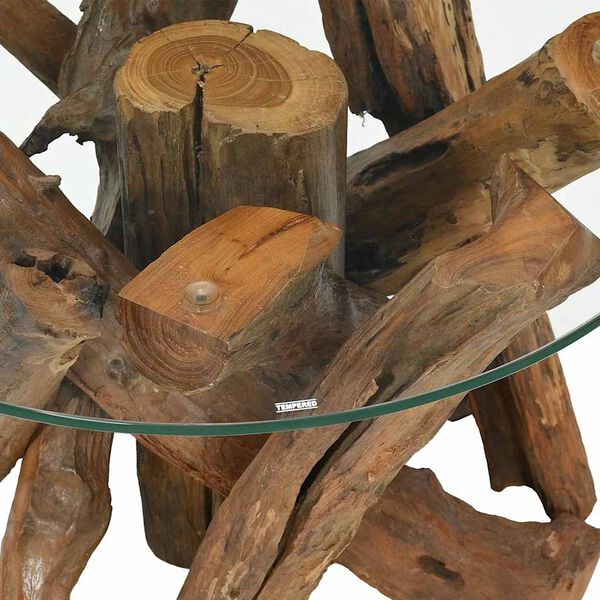 vidaXL Журнальний столик 60 см Масив тикового дерева