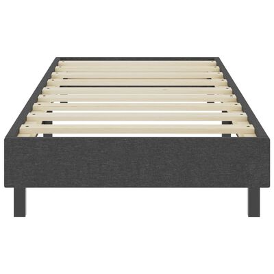 vidaXL Каркас ліжка з пружинним матрацом Сірий 80х200 см Тканина