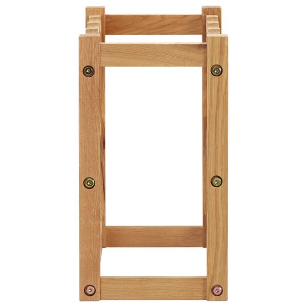 vidaXL Винний Стелаж на 12 Пляшок 47x21x36 см Масив Дуба