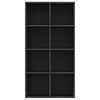 vidaXL Книжкова шафа/Сервант Чорний 66x30x130 см ДСП