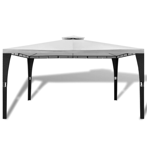 vidaXL Альтанка з Дахом Кремово-Білий 3х4 м