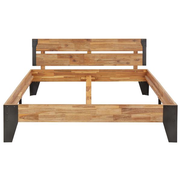 vidaXL Каркас Ліжка 160x200 см Масив Акації з Матовою Обробкою