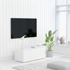 vidaXL Тумба під телевізор Білий 80x34x30 см ДСП