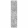 800238 vidaXL Wardrobe Concrete Grey 50x50x200 cm Chipboard
