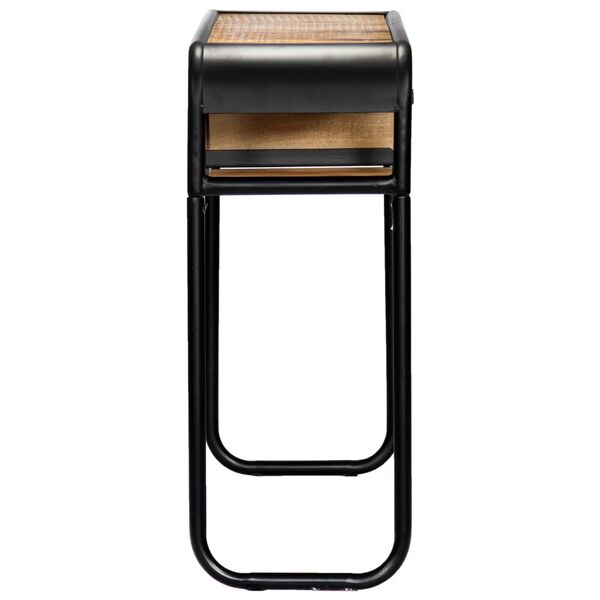 vidaXL Консольний стіл 118х30х75 см Масив дерева манго