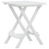 47690 vidaXL Folding Garden Table 45,5x38,5x50 cm White