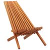 vidaXL Розкладне вуличне крісло-шезлонг Масив акації