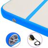 vidaXL Надувний Гімнастичний Мат з Насосом Синій 500x100x20 см ПВХ