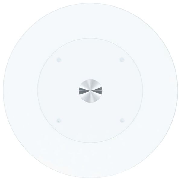 vidaXL Журнальний Столик Прозорий 40 см Загартоване Скло