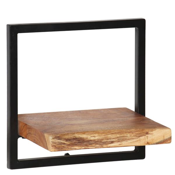 vidaXL Набір Настінних Полиць 5 Од. Масив Акації і Сталь