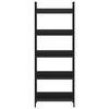 288226 vidaXL 5-Layer Book Shelf Black 60x27,6x158,5 cm Chipboard