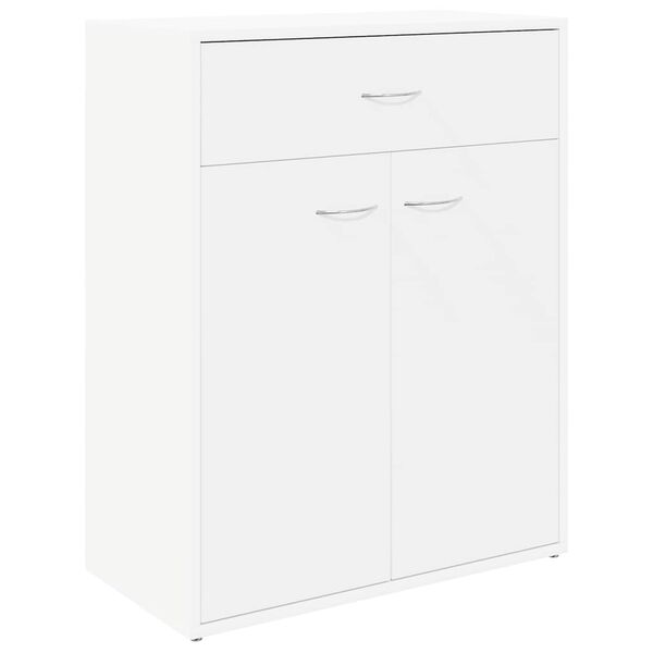 800711 vidaXL Sideboard White 60x30x75 cm Chipboard