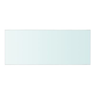 vidaXL Скляна панель для полиці Прозорий 50х20 см