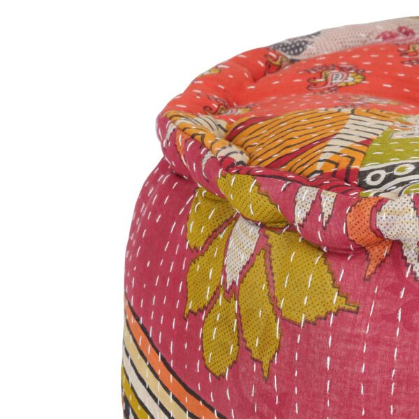 vidaXL Пуфи і Килимок у Стилі Печворк 3 шт Тканина