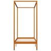 vidaXL Каркас Ліжка з Балдахіном Медово-Коричневий 100x200см Сосна