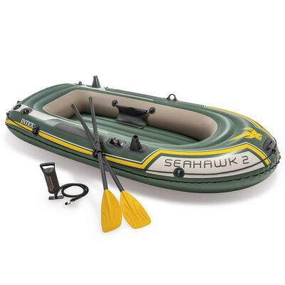 90800 Intex Seahawk 2 Set Inflatable Boat with Oars and Pump 68347NP