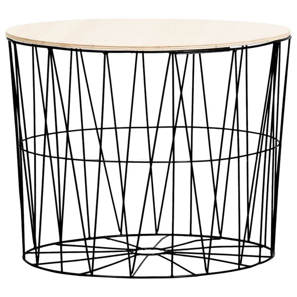 vidaXL Журнальні столики 4 шт Чорний