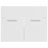 804647 vidaXL Sink Cabinet White 60x38,5x46 cm Chipboard