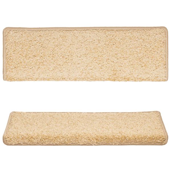 vidaXL Сходові Килимки 15 шт Коричневий 65x25 см