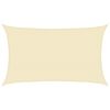 vidaXL Сонцезахисний Навіс Кремовий 5x8 м ПВЩ 160 г/м²