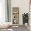 800831 vidaXL 3-Tier Book Cabinet Sonoma Oak 40x24x108 cm Chipboard