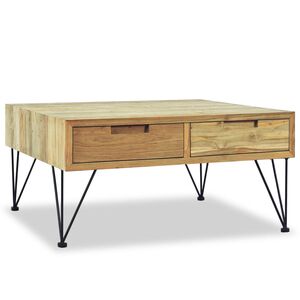 vidaXL Журнальний Столик 80x80x40 см Масив Тикового Дерева