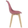 vidaXL Обідні стільці 2 шт Рожевий Оксамит